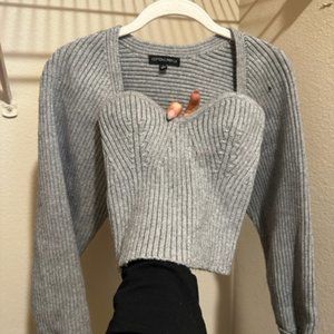 Cotton Candy LA Tube Top Shrug Sweater Duo